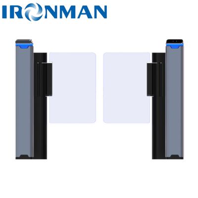 کنترل دسترسی امنیتی چرخ چرخ شیشه ای سوئیچ درب سرعت چرخ چرخ اتوماتیک برای باشگاه های ورزشی